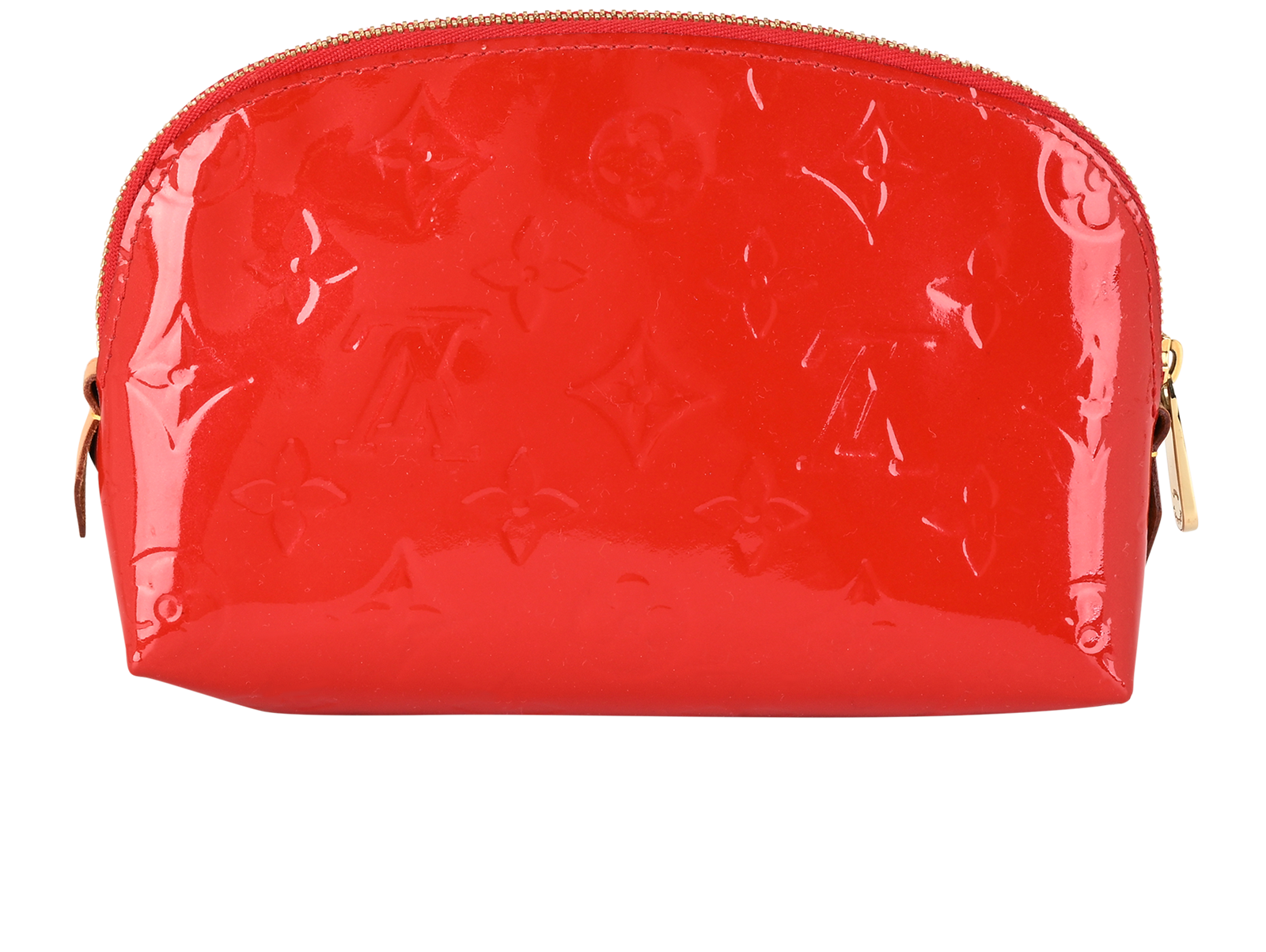 Louis Vuitton Cosmetic Pouch, &pound;320, Accessories, Red, Patent Leather, Back view
